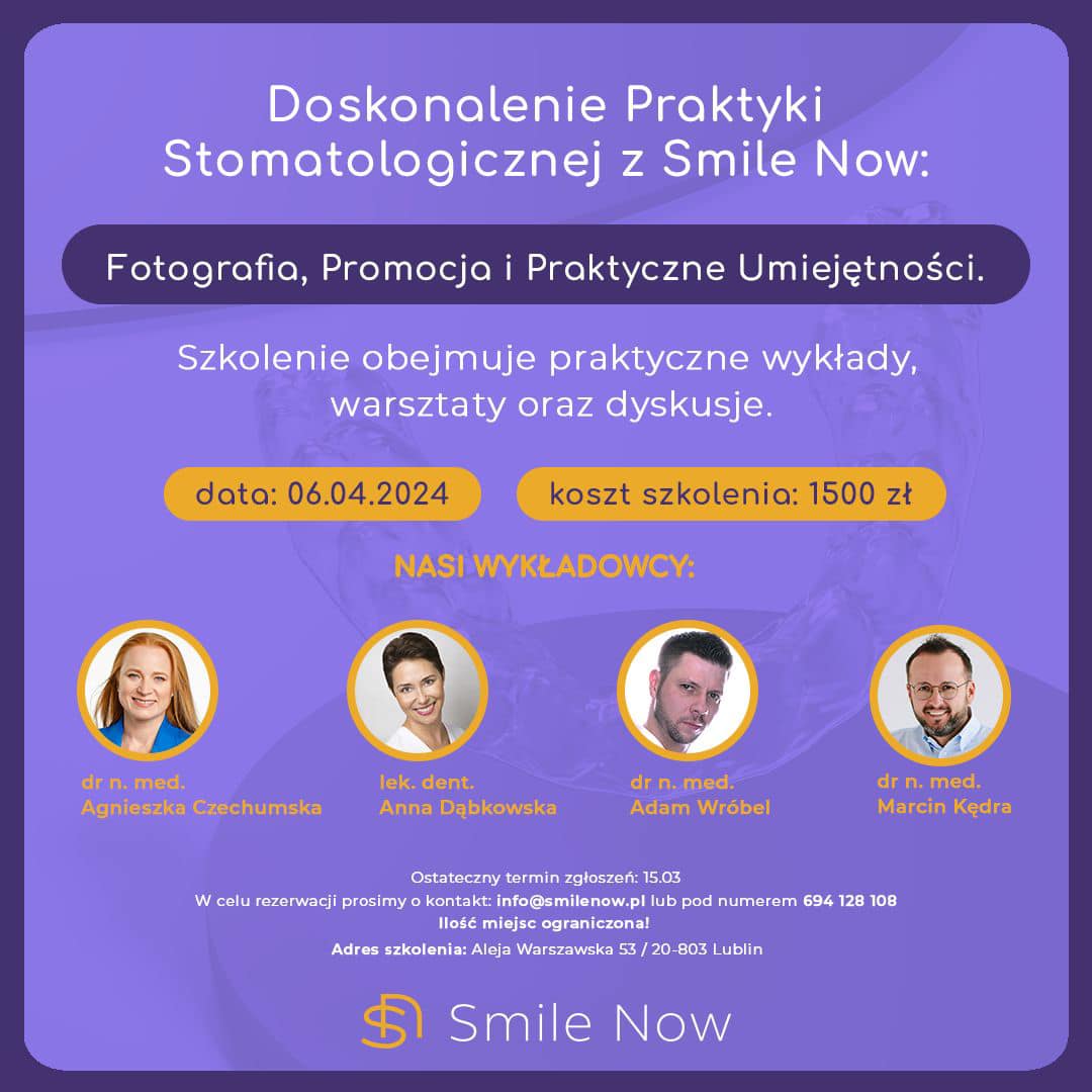 konferencja nakladek ortodontycznych smile now